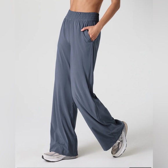 Vuori villa wide leg pants M Azure - Picture 5 of 11